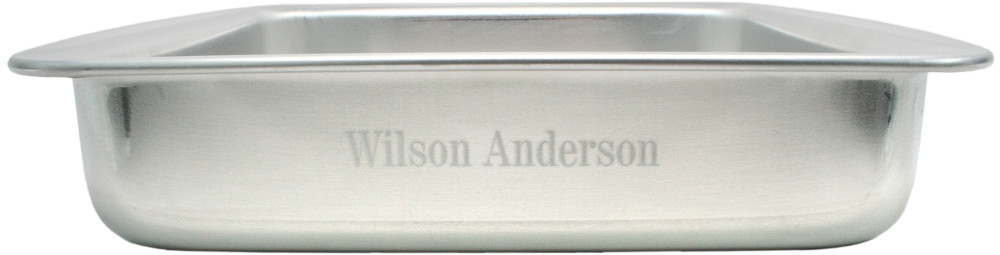Personalized 9x9 Traditional Cake Pan - Click Image to Close